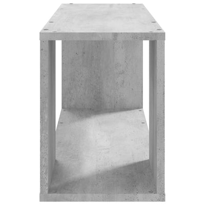 TV-taso betoninharmaa 80x24x32 cm lastulevy