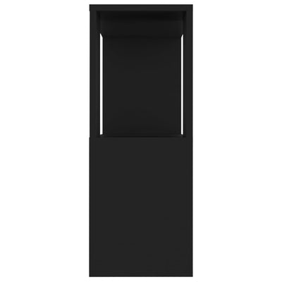 TV-taso musta 80x24x63 cm tekninen puu