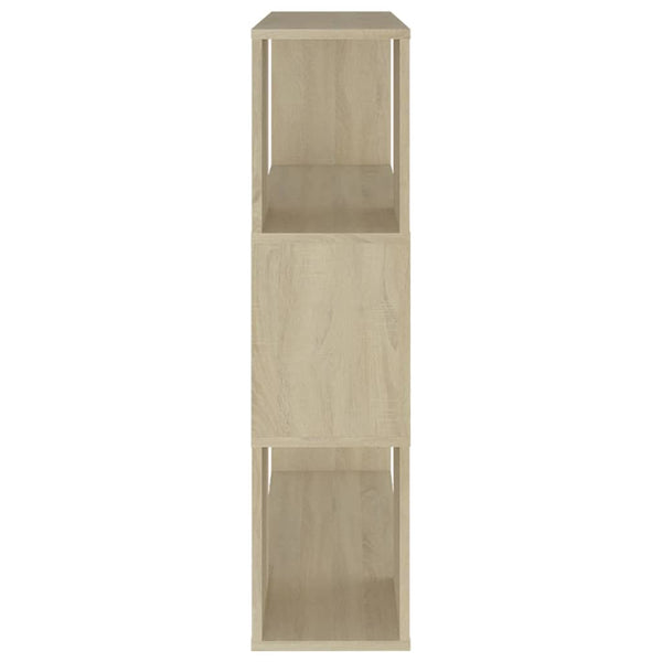 Kirjahylly/tilanjakaja Sonoma-tammi 80x24x94 cm lastulevy