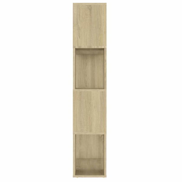 Kirjahylly/tilanjakaja Sonoma-tammi 80x24x124,5 cm lastulevy