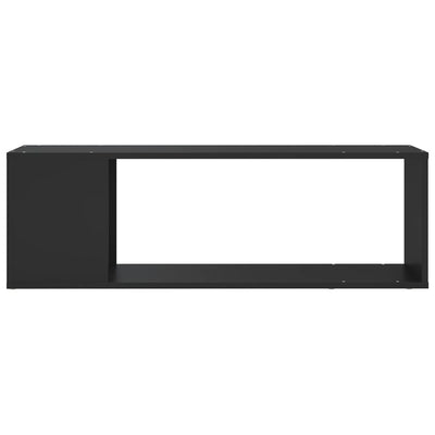 TV-taso musta 100x24x32 cm tekninen puu