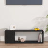 TV-taso musta 100x24x32 cm tekninen puu