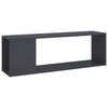 TV-taso harmaa 100x24x32 cm lastulevy