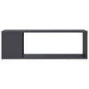 TV-taso harmaa 100x24x32 cm lastulevy