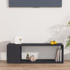 TV-taso harmaa 100x24x32 cm lastulevy
