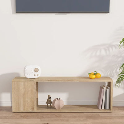 TV-taso Sonoma-tammi 100x24x32 cm tekninen puu