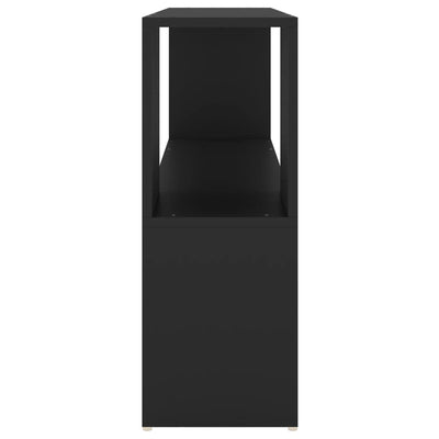 Musta kirjahylly Donald\ 100x24x63cm (puinen)