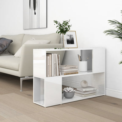 Valkoinen kirjahylly Donald\ 100x24x63cm (korkeakiilto, puinen)