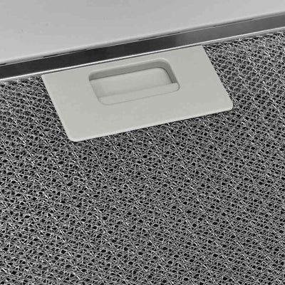 Valkoinen liesituuletin Chiruta 60cm (teräs ja karkaistu lasi)