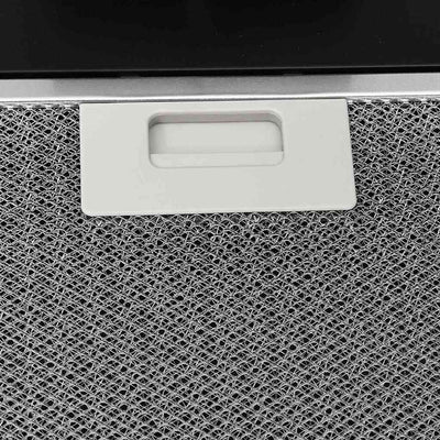 Musta liesituuletin Chiruta 90cm (teräs ja karkaistu lasi)