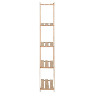 5-kerroksinen varastohylly 80x28,5x170 cm täysi mänty