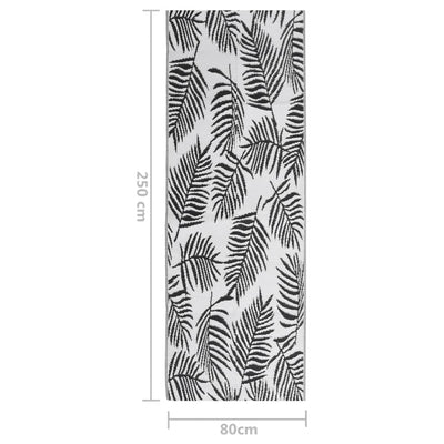 Musta ulkomatto Marianovici 80x250cm (pp)