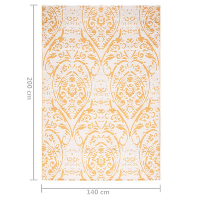 Keltainen ulkomatto Marianovici 140x200cm (pp)