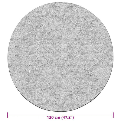 Harmaa matto pestävä Ifte φ120cm (liukumaton)