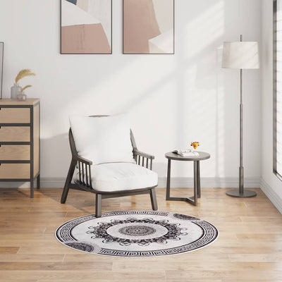 Monivärinen matto pestävä Ifte φ120cm (liukumaton)