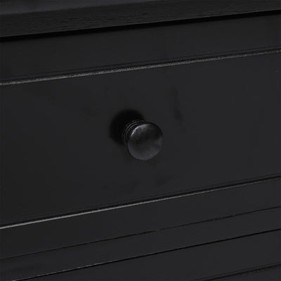 TV-taso musta 108x30x40 cm täysi keisaripuu