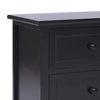 TV-taso musta 108x30x40 cm täysi keisaripuu