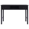 Musta työpöytä Lichierca 108x45x76cm (keisaripuu)