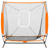 Baseball-harjoitusverkko useaan lajiin musta 174x76x158,5 cm