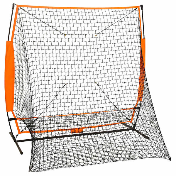 Baseball-harjoitusverkko useaan lajiin musta 174x76x158,5 cm
