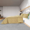 Pussilakanasetti taupe 200x200 cm kevyt mikrokuitu