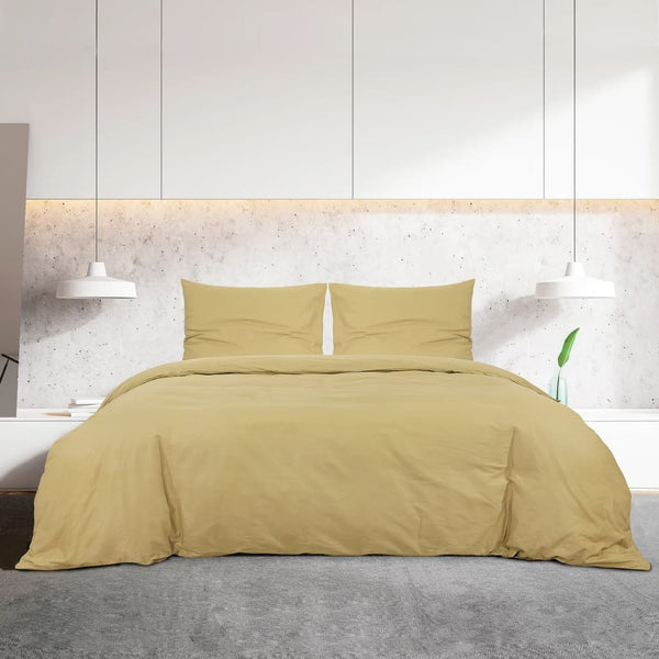 Taupe pussilakanasetti Temhur 135x200cm (puuvilla)