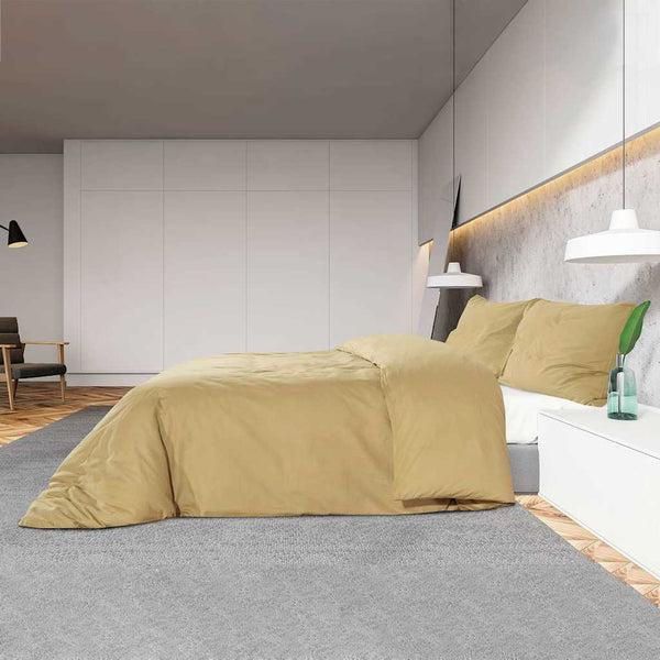 Pussilakanasetti taupe 200x220 cm puuvilla