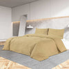 Pussilakanasetti taupe 200x220 cm puuvilla
