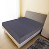 Muotoon ommellut lakanat 2 kpl antrasiitti 180x200 cm puuvilla