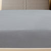 Muotoon ommellut lakanat 2 kpl harmaa 100x200 cm puuvilla