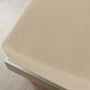 Muotoon ommellut lakanat 2 kpl taupe 180x200 cm puuvilla