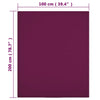 Muotoon ommellut lakanat 2 kpl viininpun. 100x200 cm puuvilla