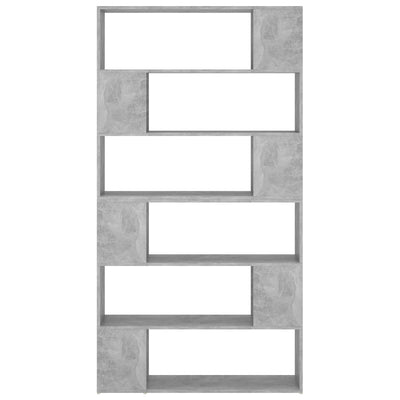 Kirjahylly/tilanjakaja betoninharmaa 100x24x188 cm