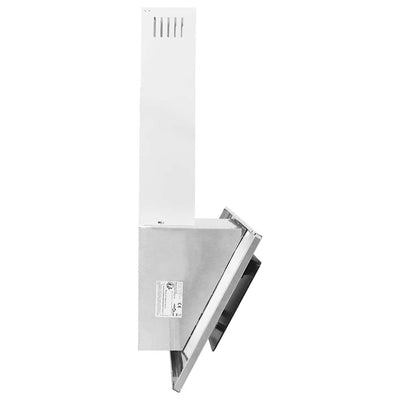 Hopea liesituuletin Strugari 90cm (ruostumaton teräs ja karkaistu lasi)