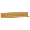 Seinähyllyt 2 kpl 60x10x10 cm täysi tiikki