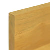 Seinähyllyt 2 kpl 60x10x10 cm täysi tiikki