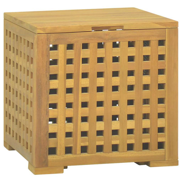 Köysilaatikko 40x40x40 cm täysi tiikki
