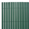 Kaksipuolinen puutarha-aita 90x400 cm vihreä
