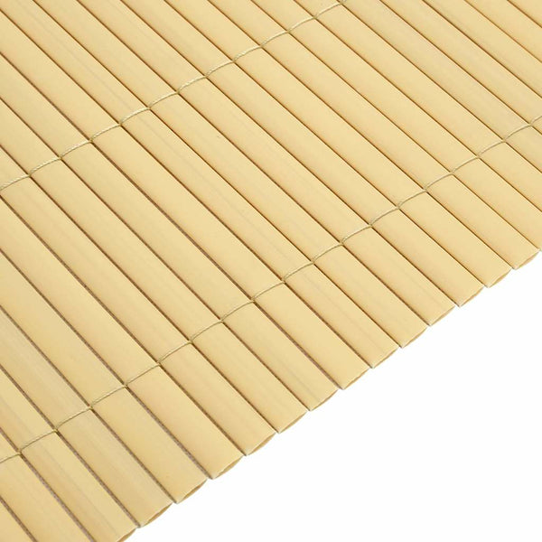 Kaksipuolinen puutarha-aita 110x400 cm keltainen