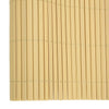 Kaksipuolinen puutarha-aita 110x400 cm keltainen
