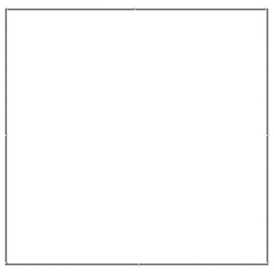 Koiranhäkki hopea 4 m² teräs