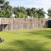 Koiranhäkki hopea 15,73 m² teräs