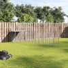 Koiranhäkki hopea 6,05 m² teräs