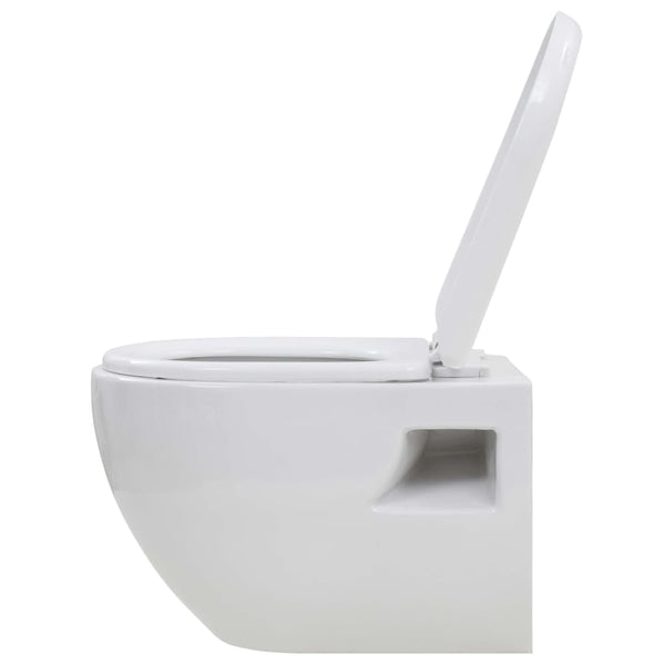 Seinään kiinnitettävä wc piilotettu korkea säiliö keraaminen Sefchi