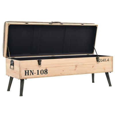 Säilytyspenkki 110 cm täysi kuusi