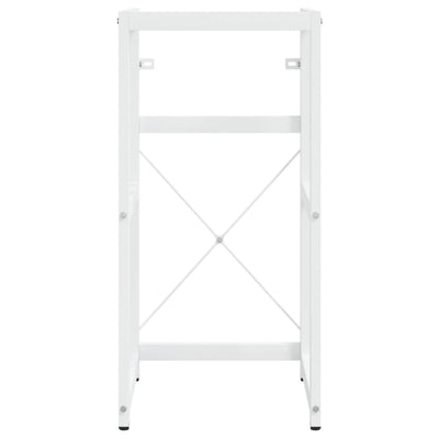 Valkoinen kylpyhuoneen pesualtaan kehys Marcus 40x38x83cm (rauta)