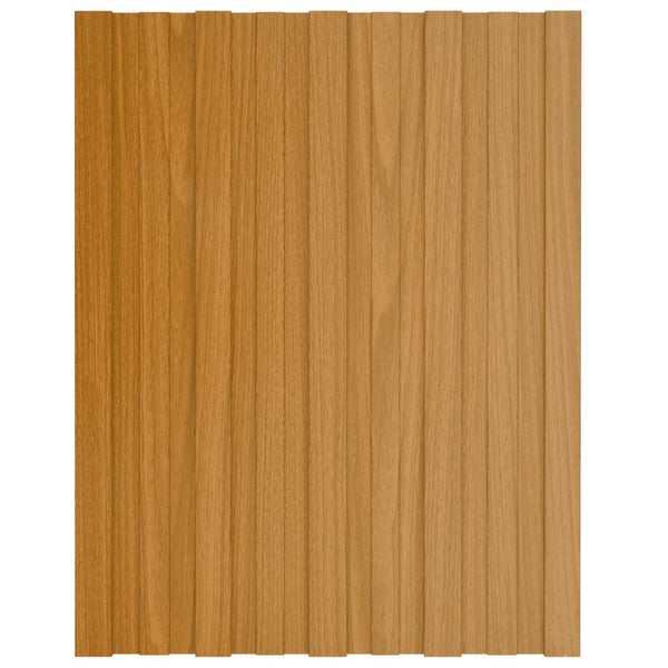Kattopaneeli 12 kpl Luonnollinen 60 x 45 cm Galvanoitu teräs