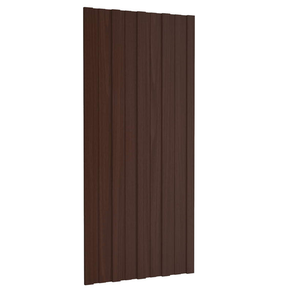 Kattopaneeli 36 kpl Ruskea 100 x 45 cm Galvanoitu teräs