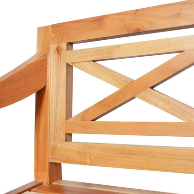 Vaaleanruskea batavia-penkki Savion 123cm (täysmahonki)