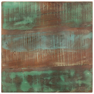 Sivupöytä pyörillä 40x40x42 cm kierrätetty täyspuu